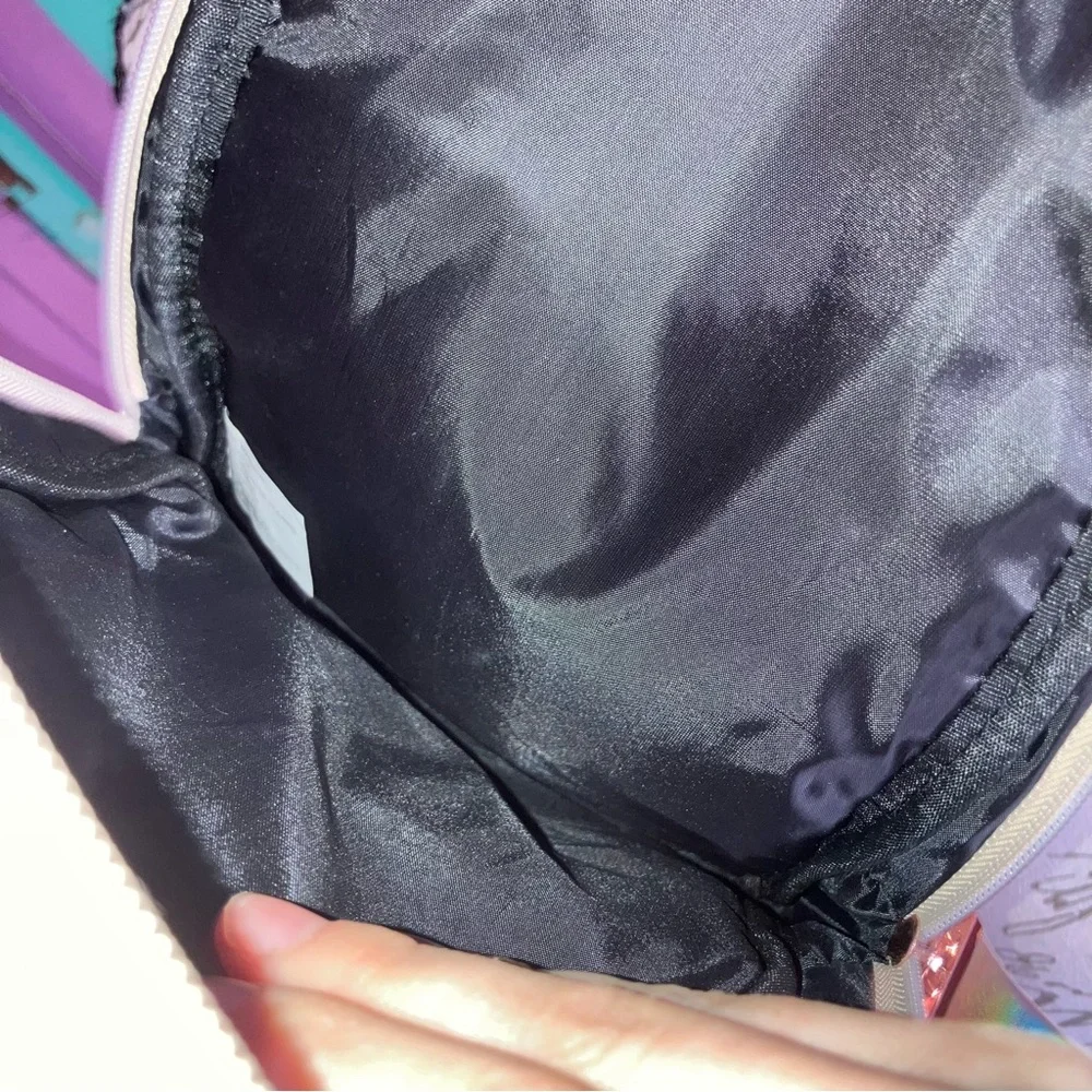 Stylish Holographic and Cream Women's Bag